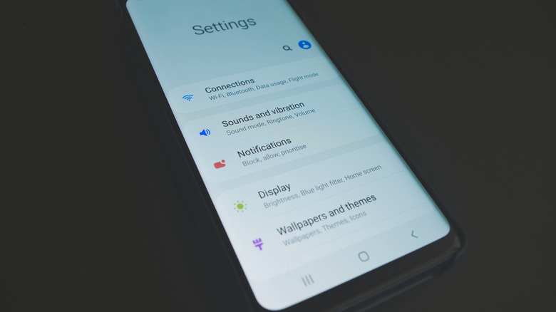 تنظیمات گوشی سامسونگ به فارسی