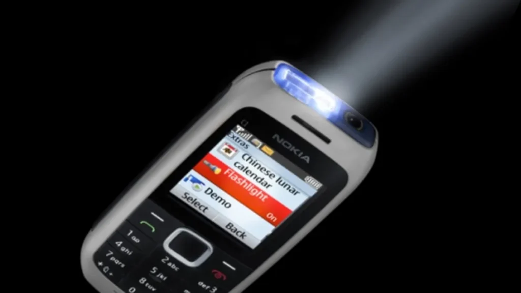 چراغ قوه گوشی نوکیا کار نمی‌کند