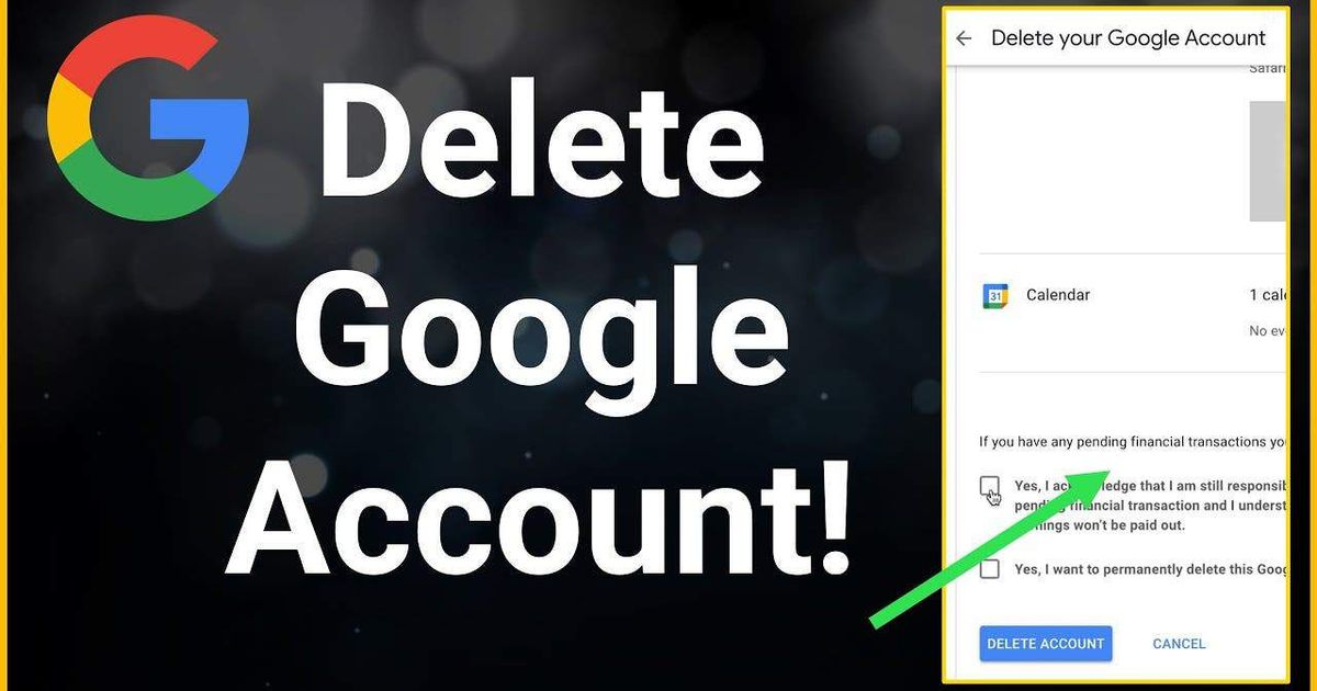 چگونه حساب گوگل را حذف کنیم؟