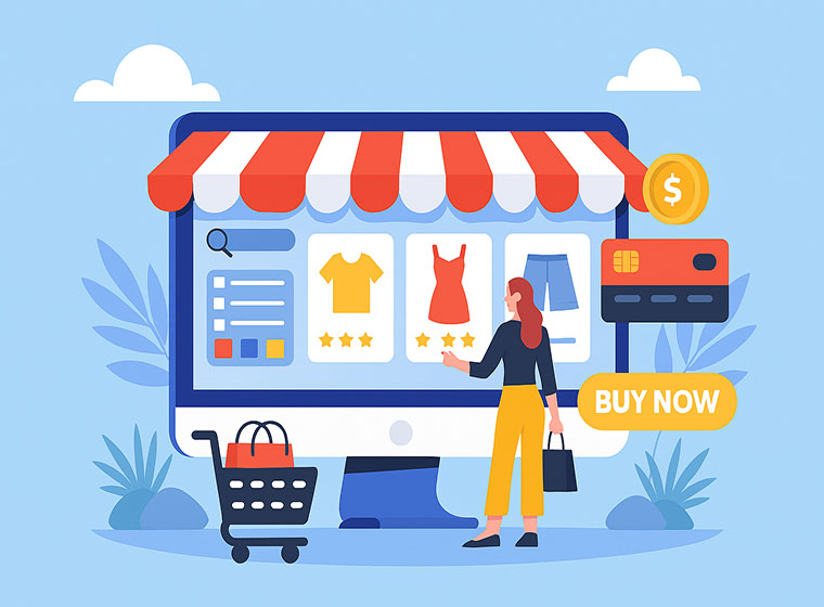 یونی آسترا بهترین روش ساخت فروشگاه پوشاک