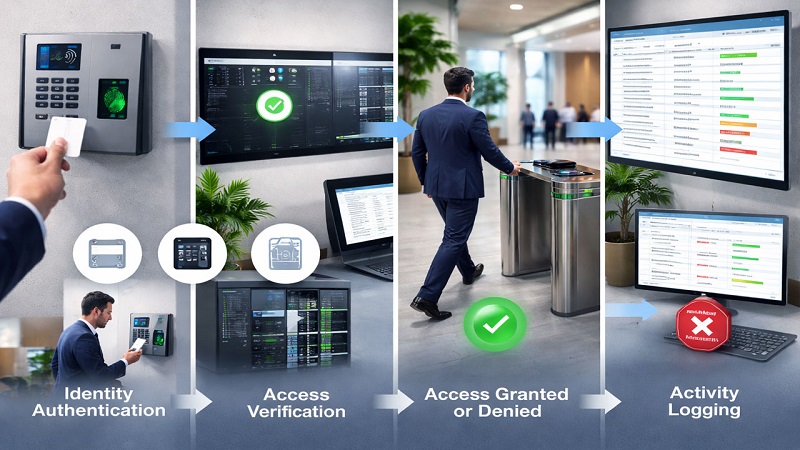 عملکرد سیستم اکسس کنترل